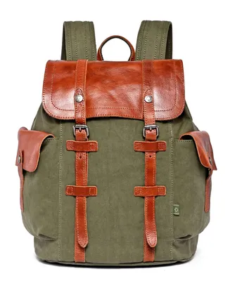 Tsd Brand Hosta Valley Canvas Backpack