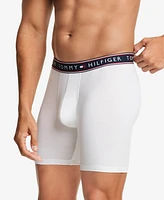 Tommy Hilfiger Men's 3-Pack Cotton Stretch Moisture-Wicking Boxer Briefs