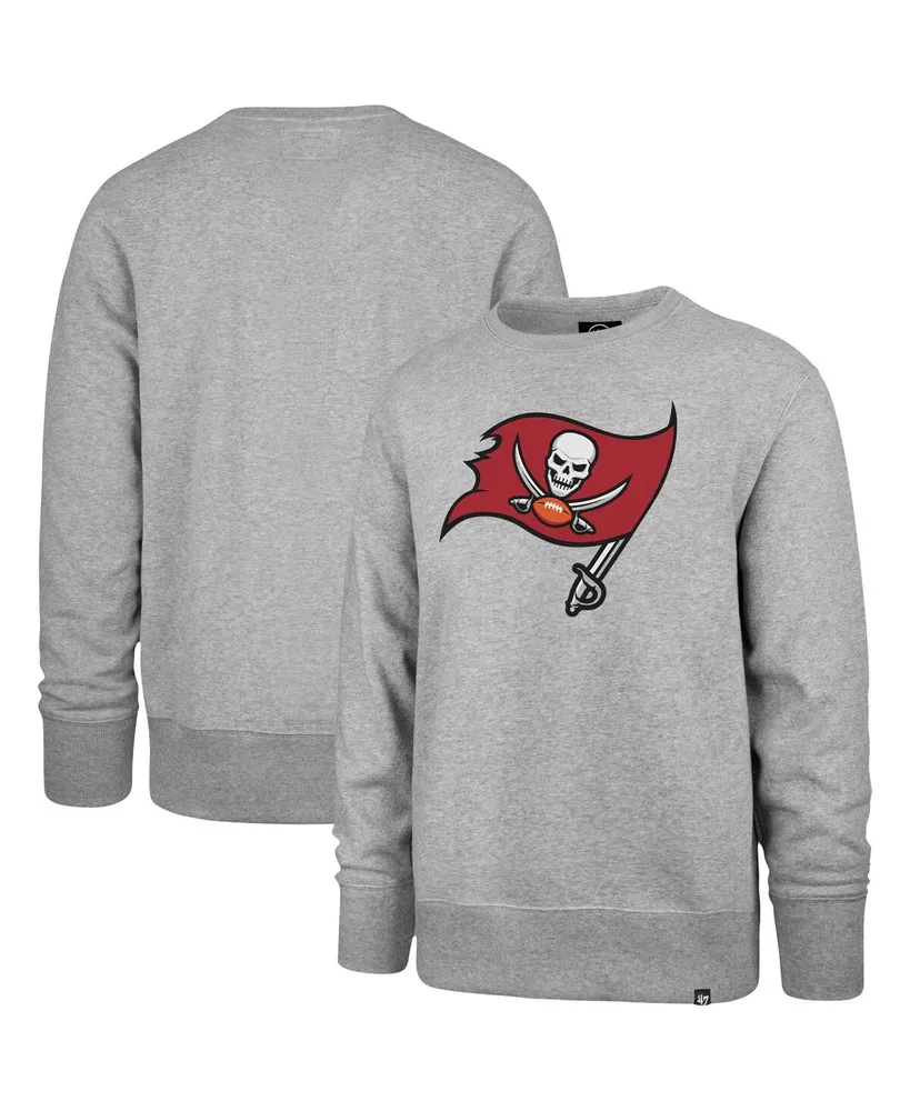 Men's Fanatics Branded Heathered Charcoal Tampa Bay Buccaneers Playability Pullover Sweatshirt