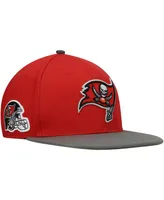 Men's Pro Standard Red, Pewter Tampa Bay Buccaneers 2Tone Snapback Hat