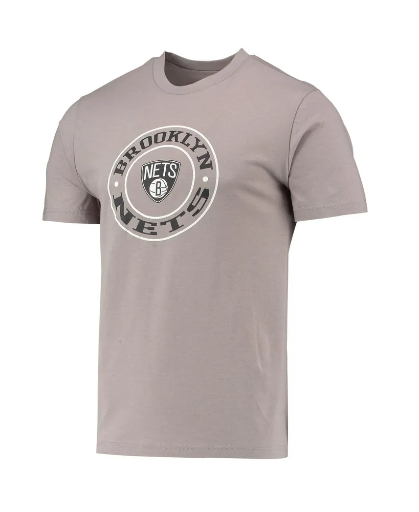 Men's Concepts Sport Black, Gray Brooklyn Nets T-shirt and Shorts Sleep Set