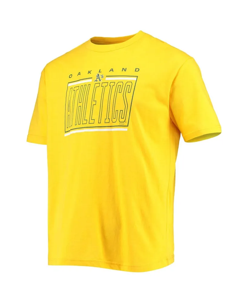 Men's Concepts Sport Green, Gold Oakland Athletics Meter T-shirt and Shorts Sleep Set