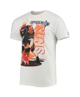 Men's Nba x McFlyy White Phoenix Suns Identify Artist Series T-shirt
