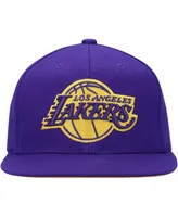 Men's Mitchell & Ness Purple Los Angeles Lakers Two Tonal Snapback Hat