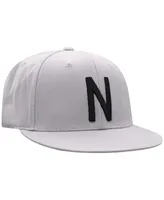 Men's Top of the World Gray Nebraska Huskers Fitted Hat