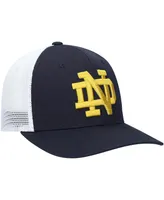 Men's Top of the World Navy Notre Dame Fighting Irish Trucker Snapback Hat