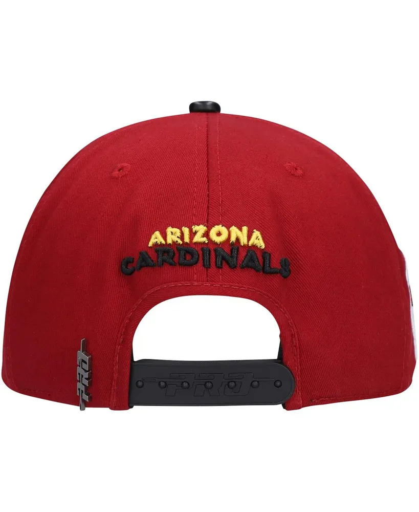 Men's Pro Standard Cardinal, Black Arizona Cardinals 2Tone Snapback Hat