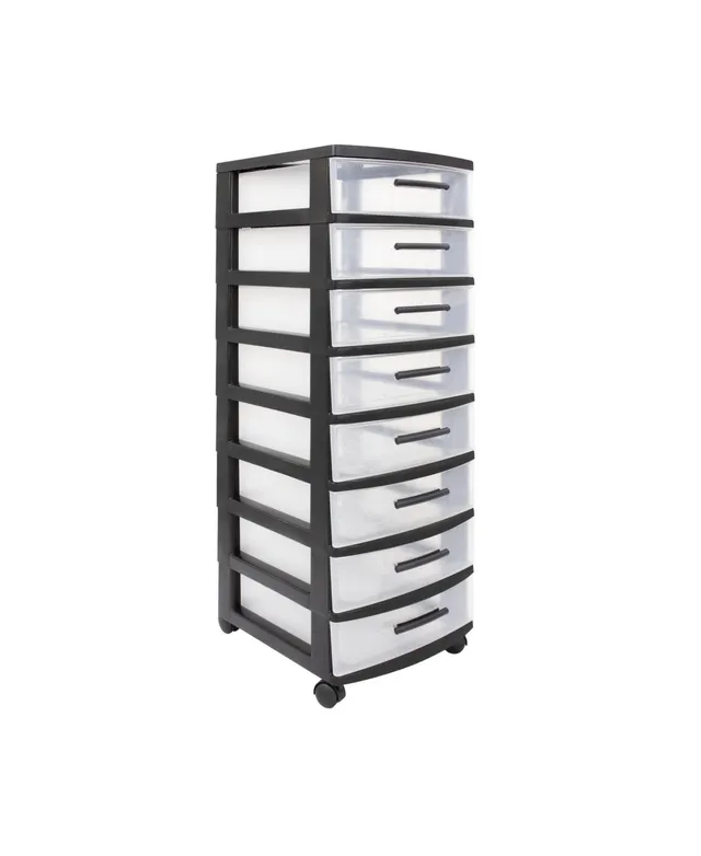 MQ Eclypse 7-Drawer Plastic Storage Unit - Espresso