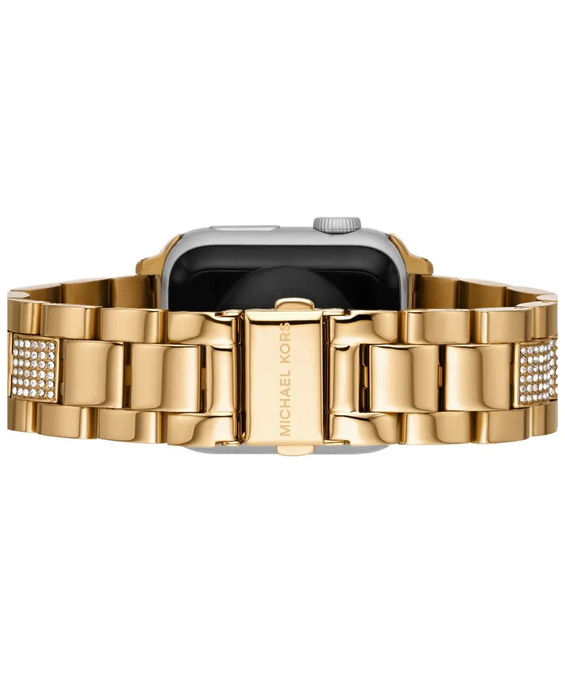 Michael Kors Gold-Tone Stainless Steel Band for Apple Watch 38mm, 40mm, 41mm - Gold