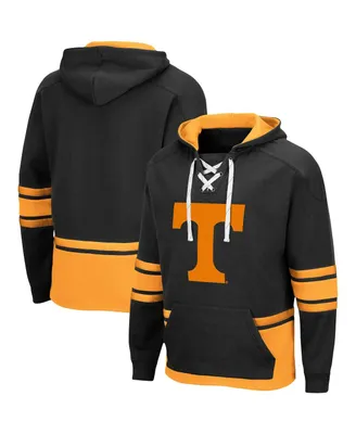 Men's Colosseum Black Tennessee Volunteers Lace Up 3.0 Pullover Hoodie