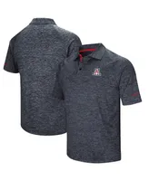 Men's Colosseum Navy Arizona Wildcats Down Swing Polo Shirt