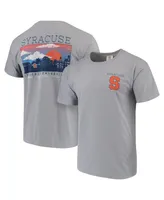 Men's Gray Syracuse Orange Comfort Colors Campus Scenery T-shirt