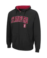 Colosseum Men's Stanford Cardinal Arch & Logo 3.0 Full-Zip Hoodie