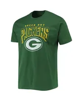 Men's Junk Food Green Green Bay Packers Bold Logo T-shirt