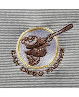 Men's LevelWear Gray San Diego Padres Orion Historic Logo Raglan Quarter-Zip Jacket