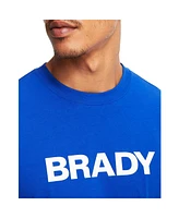 Men's Brady Brady Blue Wordmark Long Sleeve T-shirt
