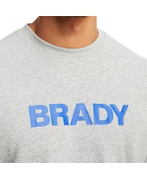 Men's Brady Gray Wordmark Pullover Sweatshirt
