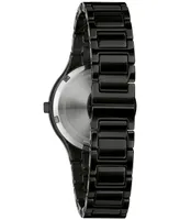 Bulova Women's Millennia Diamond Accent Ceramic Bracelet Watch 35mm