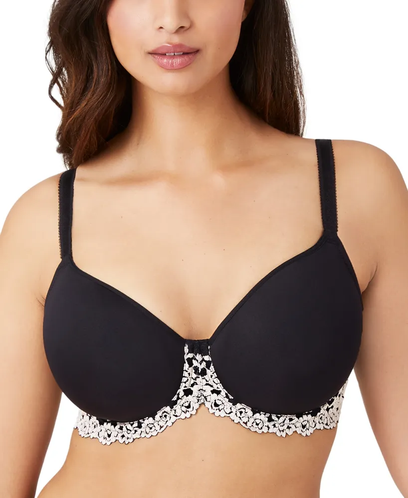 Wacoal At Ease Contour Bra, Black, Size 32DD, from Soma