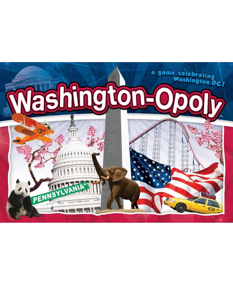 Washington Dc-Opoly Board Game