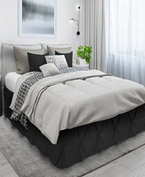 Nestl Bedding 14" Tailored Pinch Pleated Bedskirt