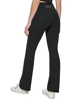 Calvin Klein Performance Women's Crossover Waist Flare Leggings