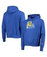 Men's Champion Royal Pitt Panthers Vault Logo Reverse Weave Pullover Hoodie