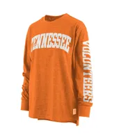 Women's Pressbox Tennessee Orange Volunteers Plus Two-Hit Canyon Long Sleeve T-shirt