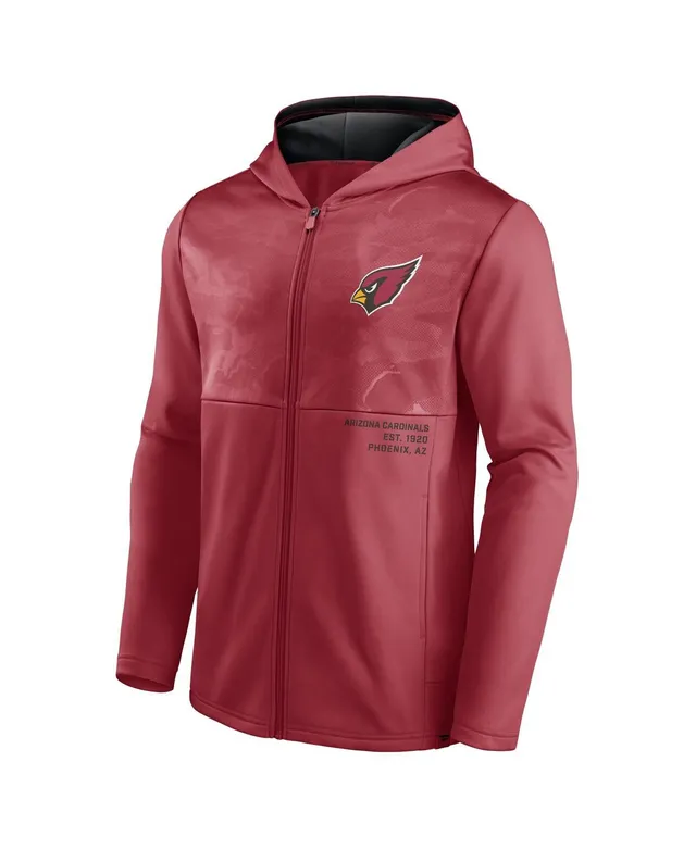 Men's Starter Cardinal Arizona Cardinals The Pick and Roll Full-Snap Jacket Size: Large