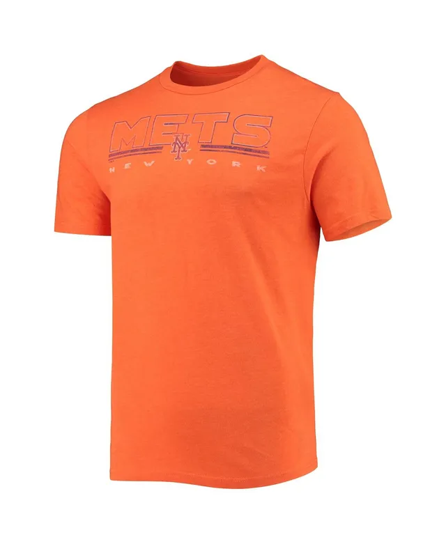 New York Mets Concepts Sport Badge T-Shirt & Pants Sleep Set - Royal/Orange