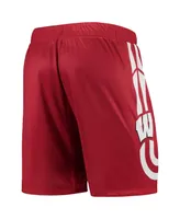 Men's Under Armour Red Wisconsin Badgers Replica Basketball Short