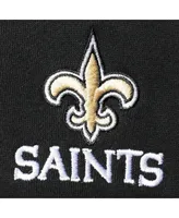 Men's Dunbrooke Black New Orleans Saints Craftsman Thermal-Lined Full-Zip Hoodie