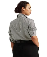 Lauren Ralph Plus-Size Easy Care Cotton Shirt