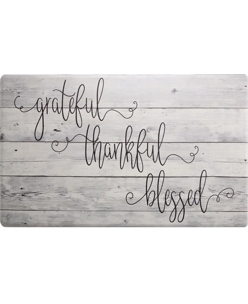 Global Rug Designs Cheerful Ways Grateful Thankful Modern Farmhouse Area Rug