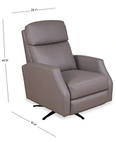 Closeout! Allred Fabric Swivel Recliner, Created for Macy's