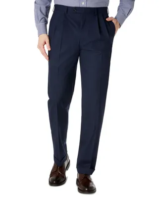 Lauren Ralph Men's Classic-Fit Ultraflex Stretch Pleated Dress Pants