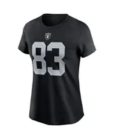 Women's Nike Darren Waller Black Las Vegas Raiders Name and Number T-shirt