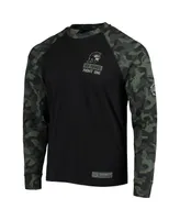 Men's Black Usc Trojans Oht Military-Inspired Appreciation Camo Raglan Long Sleeve T-shirt