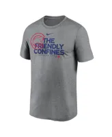 Men's Nike Heathered Charcoal Chicago Cubs Local Rep Legend Performance T-shirt
