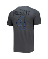Men's Nike Dak Prescott Black Dallas Cowboys Player Name and Number T-shirt