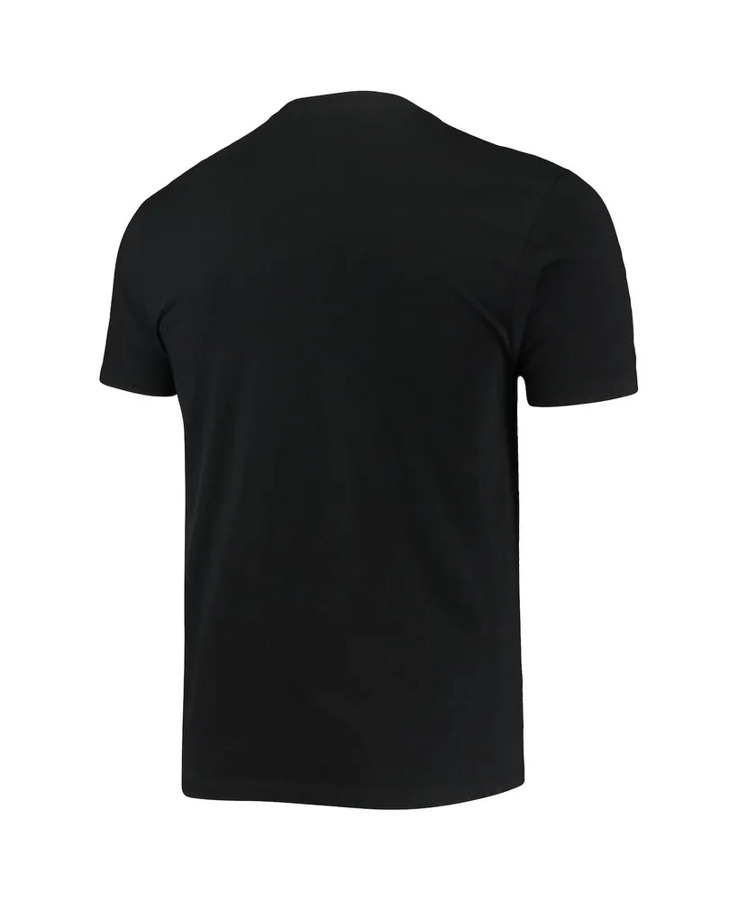 Men's Black Pittsburgh Steelers Throwback T-shirt