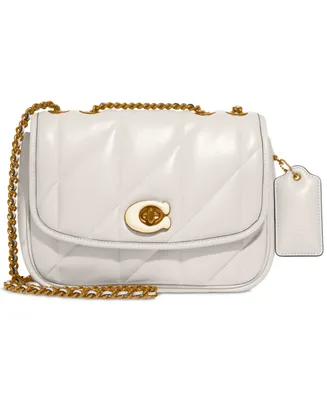 Coach Quilted Pillow Madison Shoulder Bag with Chain Strap