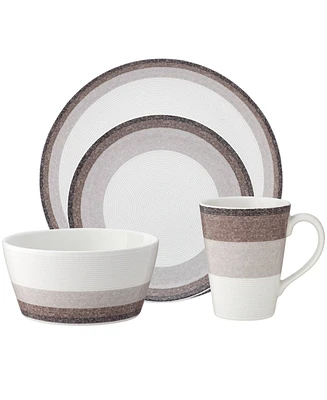 Noritake Colorscapes Canyon Layers 4 Piece Coupe Place Setting