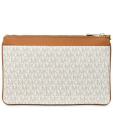 Michael Michael Kors Logo Jet Set Charm Wristlet