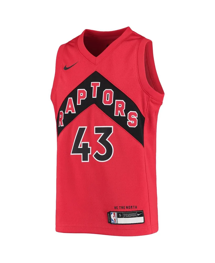 Big Boys Nike Pascal Siakam Red Toronto Raptors 2020/21 Swingman Jersey - Icon Edition