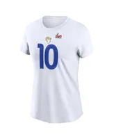 Women's Nike Cooper Kupp White Los Angeles Rams Super Bowl Lvi Bound Name and Number T-shirt
