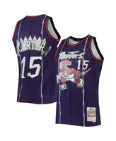 Men's Mitchell & Ness Vince Carter Purple Toronto Raptors 1998-99 Hardwood Classics 75th Anniversary Diamond Swingman Jersey