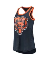 Women's G-iii 4Her by Carl Banks Navy Chicago Bears Tater Tank Top