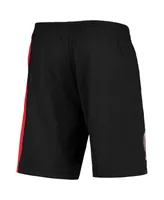 Men's Mitchell & Ness Black Portland Trail Blazers Hardwood Classics 75th Anniversary Swingman Shorts