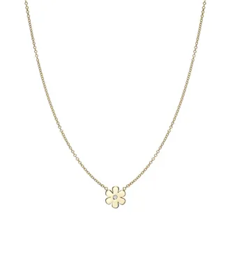 Zoe Lev Diamond Flower Necklace